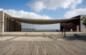 The Portuguese Pavilion at the Lisbon Expo in 1998, designed by Álvaro Siza.