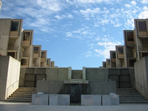 The Salk Institute for Biological Studies, San Diego. Designed by Louis Kahn (1959).